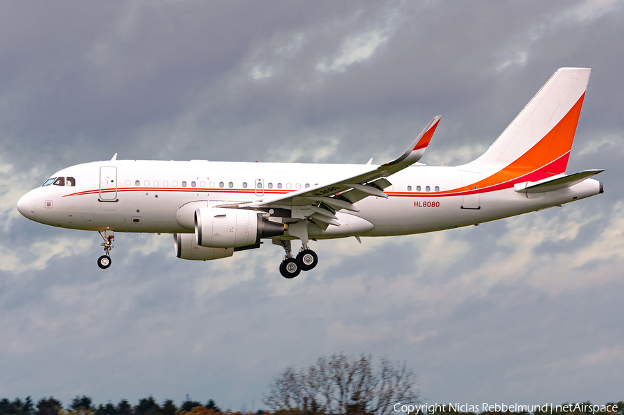 (Private) Airbus A319-115X CJ (HL8080) | Photo 409151