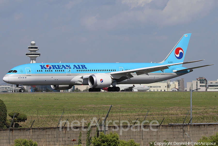 Korean Air Boeing 787-9 Dreamliner (HL8081) | Photo 371334