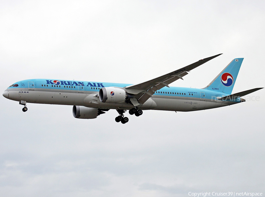 Korean Air Boeing 787-9 Dreamliner (HL8082) | Photo 535642