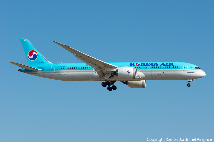 Korean Air Boeing 787-9 Dreamliner (HL8084) | Photo 343511