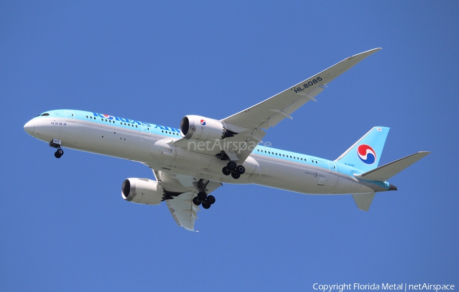 Korean Air Boeing 787-9 Dreamliner (HL8085) | Photo 546231