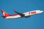 T'Way Air Boeing 737-8Q8 (HL8220) at  Seoul - Incheon International, South Korea