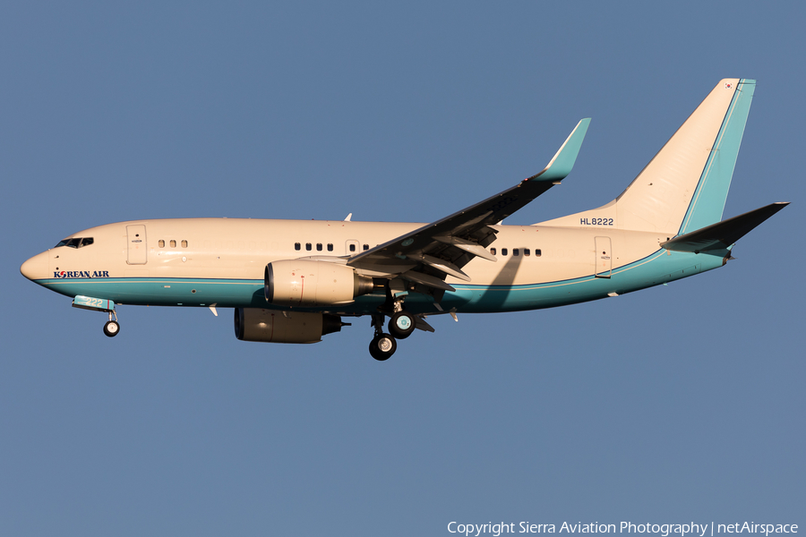 Korean Air Boeing 737-7B5(BBJ) (HL8222) | Photo 328916