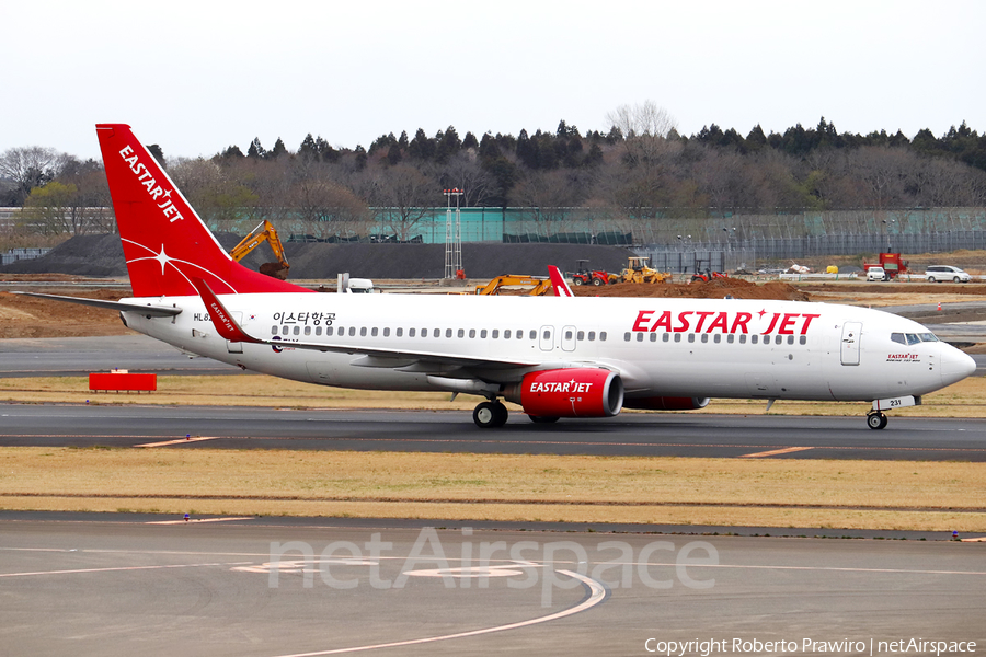 Eastar Jet Boeing 737-85P (HL8231) | Photo 389658