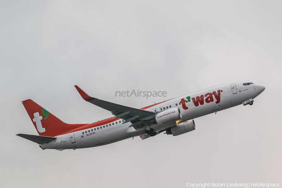 T'Way Air Boeing 737-8KG (HL8235) | Photo 594429