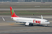 T'Way Air Boeing 737-8KG (HL8235) at  Gimpo - International, South Korea