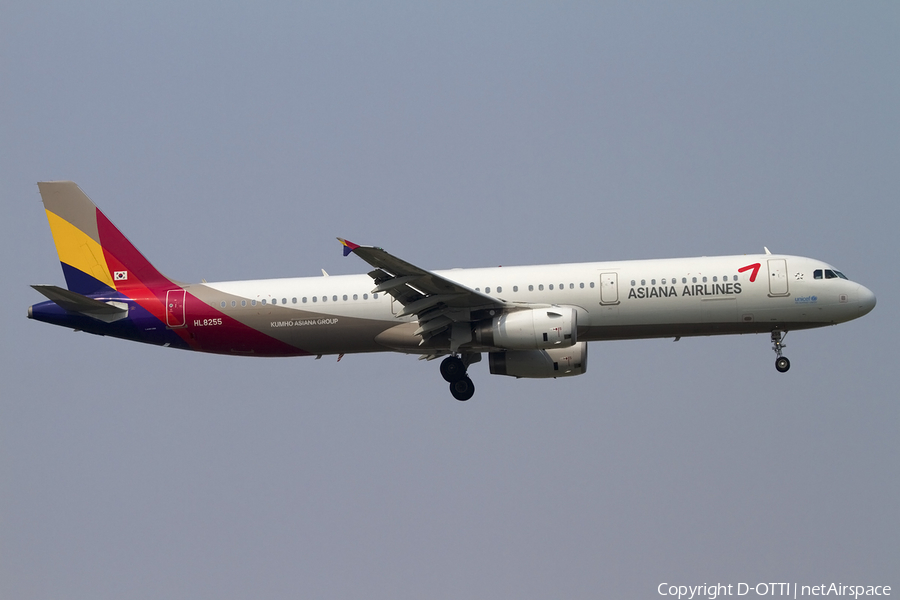 Asiana Airlines Airbus A321-231 (HL8255) | Photo 407863