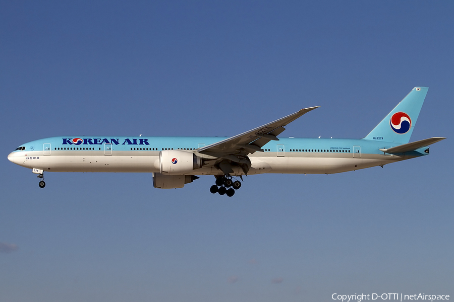 Korean Air Boeing 777-3B5(ER) (HL8274) | Photo 464766