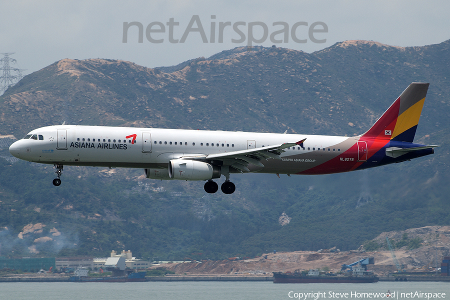 Asiana Airlines Airbus A321-231 (HL8278) | Photo 51108