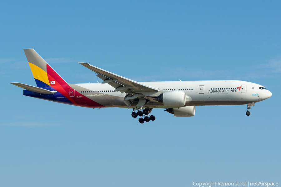 Asiana Airlines Boeing 777-28E(ER) (HL8284) | Photo 346785