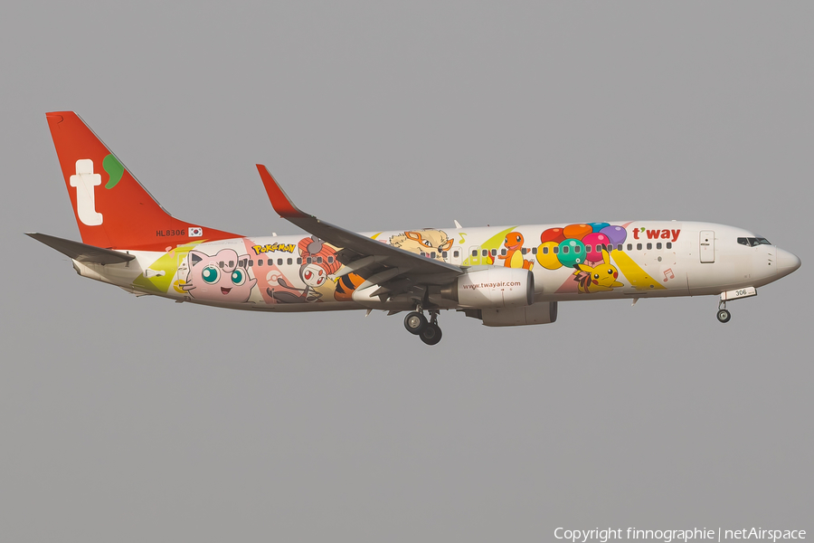 T'Way Air Boeing 737-8AS (HL8306) | Photo 564215