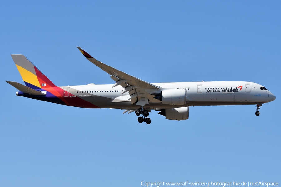 Asiana Airlines Airbus A350-941 (HL8308) | Photo 476385