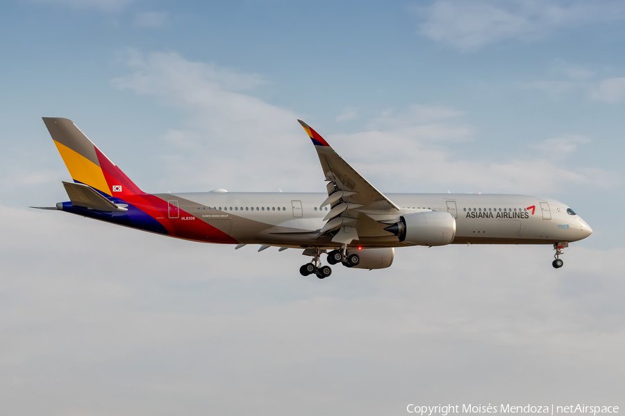 Asiana Airlines Airbus A350-941 (HL8308) | Photo 255138