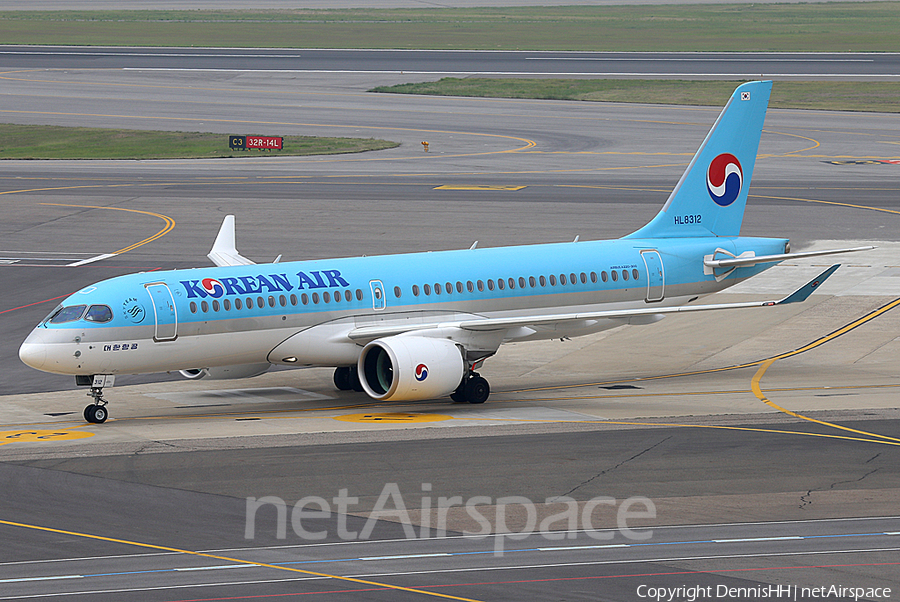 Korean Air Airbus A220-300 (HL8312) | Photo 433380