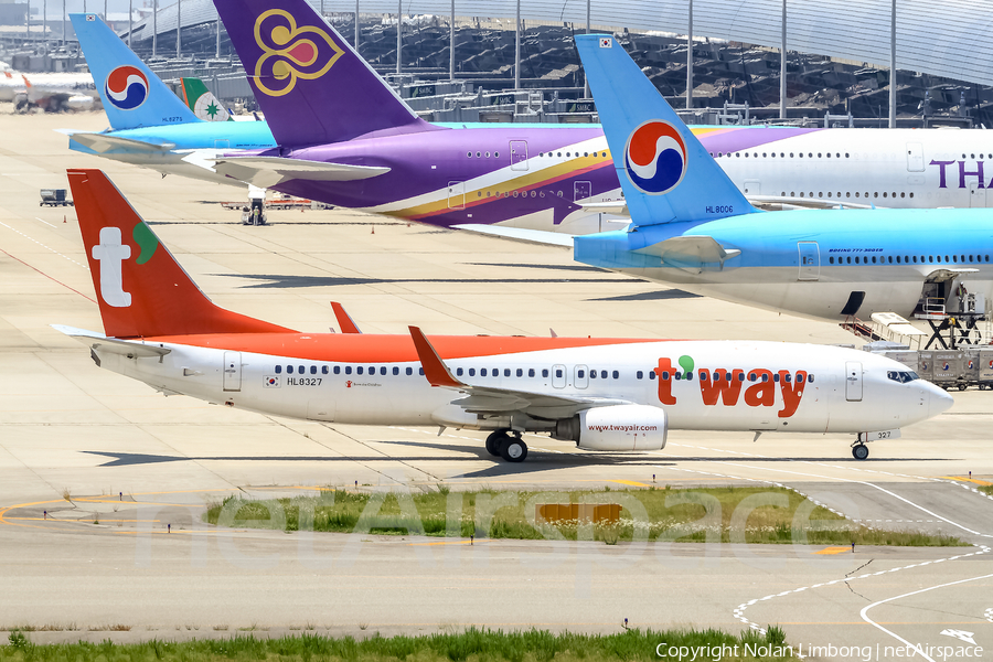 T'Way Air Boeing 737-8KN (HL8327) | Photo 427647