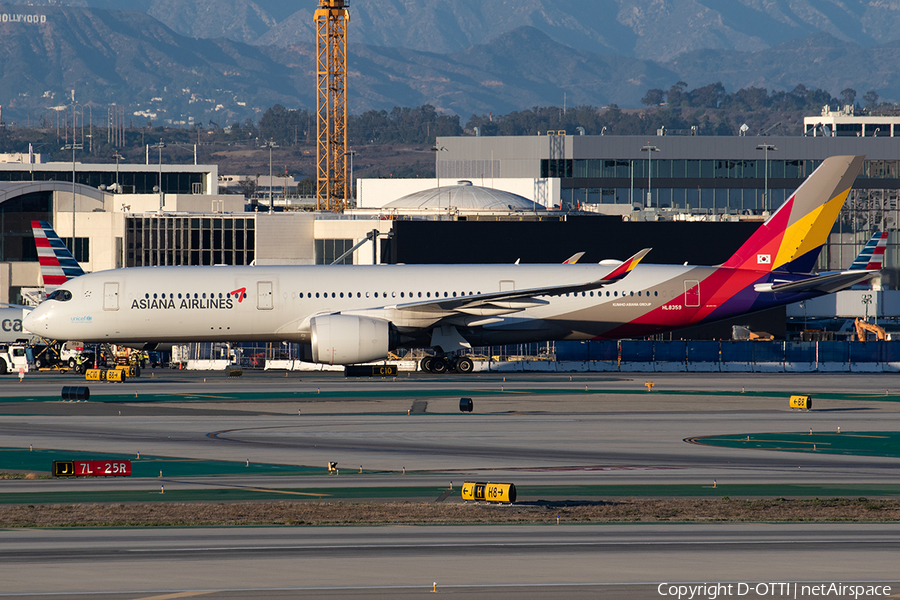 Asiana Airlines Airbus A350-941 (HL8359) | Photo 540249