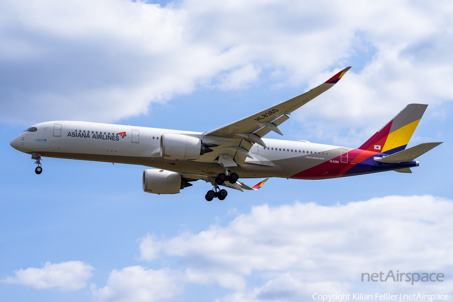 Asiana Airlines Airbus A350-941 (HL8360) | Photo 413544