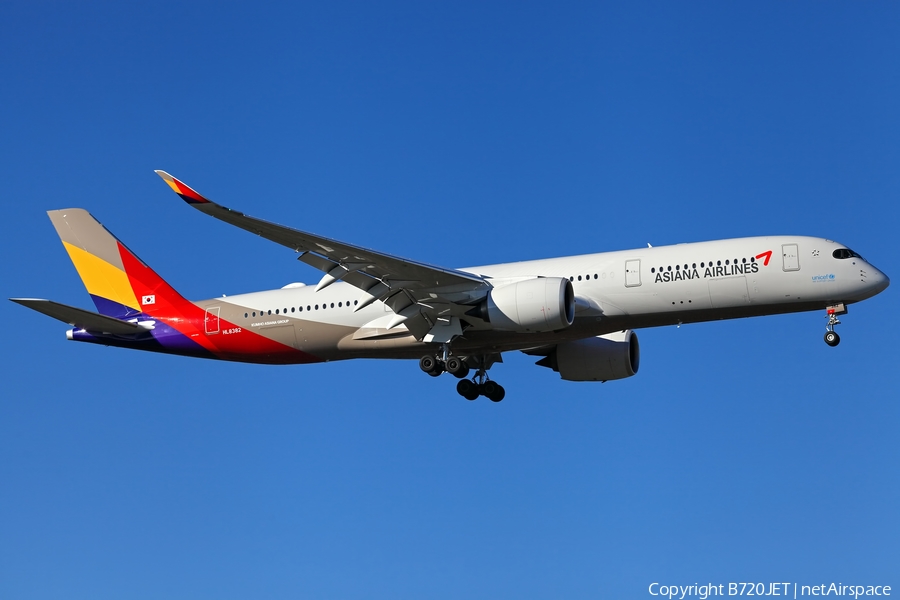 Asiana Airlines Airbus A350-941 (HL8362) | Photo 430678
