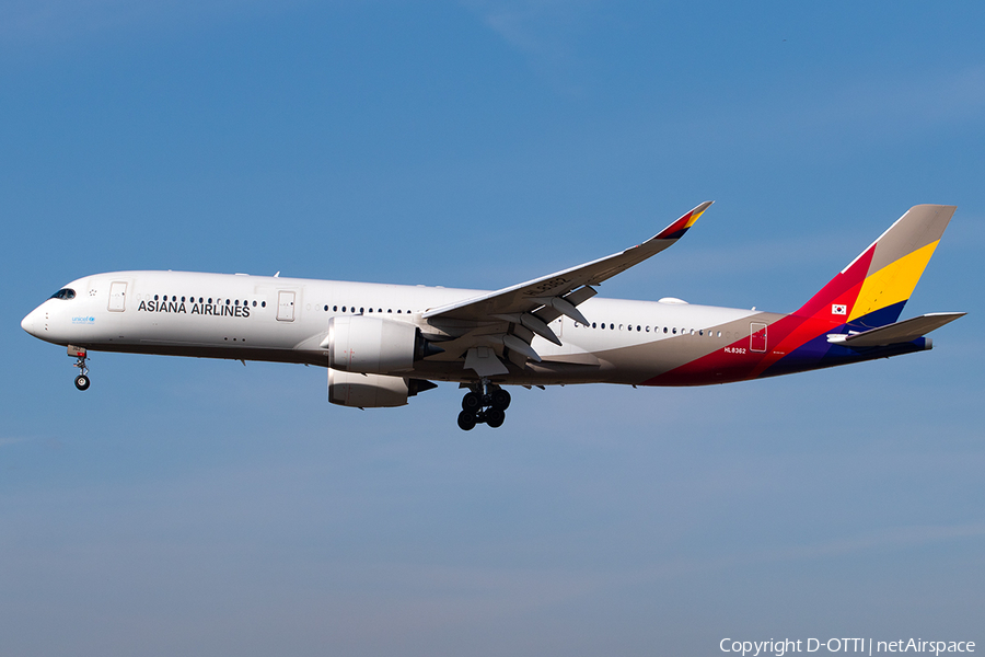 Asiana Airlines Airbus A350-941 (HL8362) | Photo 669283