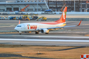 T'Way Air Boeing 737-85R (HL8379) at  Fukuoka, Japan