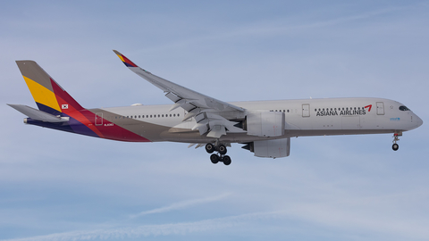 Asiana Airlines Airbus A350-941 (HL8383) at  Frankfurt am Main, Germany