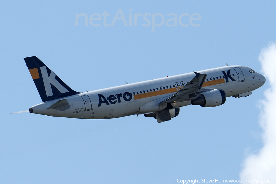 Aero-K Airbus A320-214 (HL8386) | Photo 672026