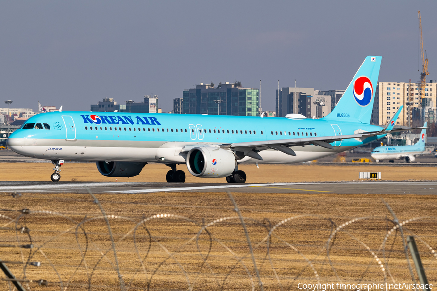 Korean Air Airbus A321-272NX (HL8505) | Photo 543715
