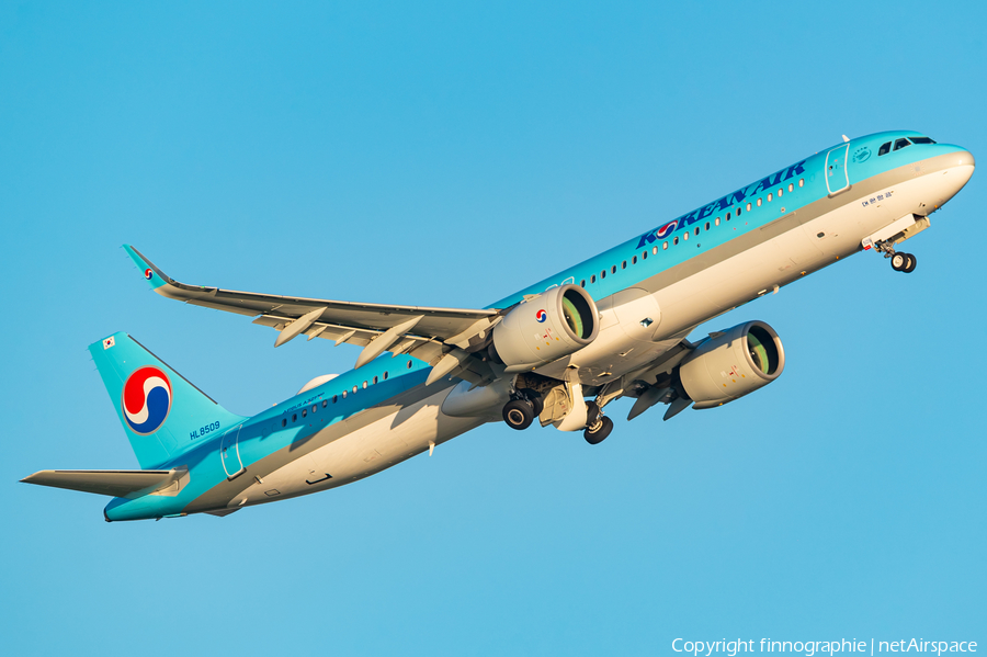 Korean Air Airbus A321-272NX (HL8509) | Photo 639253