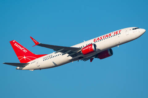 Eastar Jet Boeing 737-8 MAX (HL8542) at  Seoul - Incheon International, South Korea