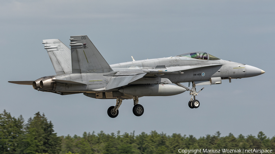 Finnish Air Force McDonnell Douglas F/A-18C Hornet (HN-405) | Photo 659447