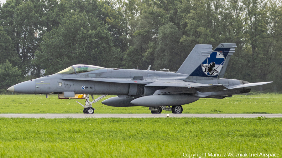 Finnish Air Force McDonnell Douglas F/A-18C Hornet (HN-421) | Photo 659522