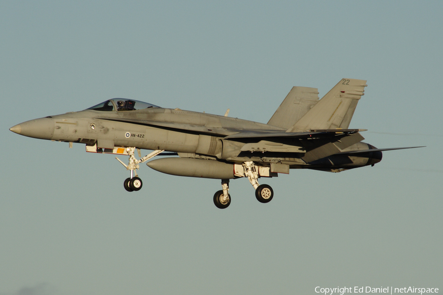 Finnish Air Force McDonnell Douglas F/A-18C Hornet (HN-422) | Photo 87525