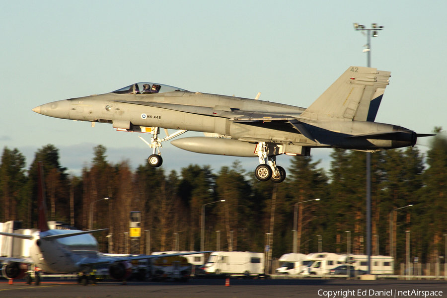 Finnish Air Force McDonnell Douglas F/A-18C Hornet (HN-442) | Photo 87529
