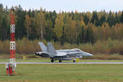 Finnish Air Force McDonnell Douglas F/A-18A Hornet (HN-443) at  Tampere, Finland