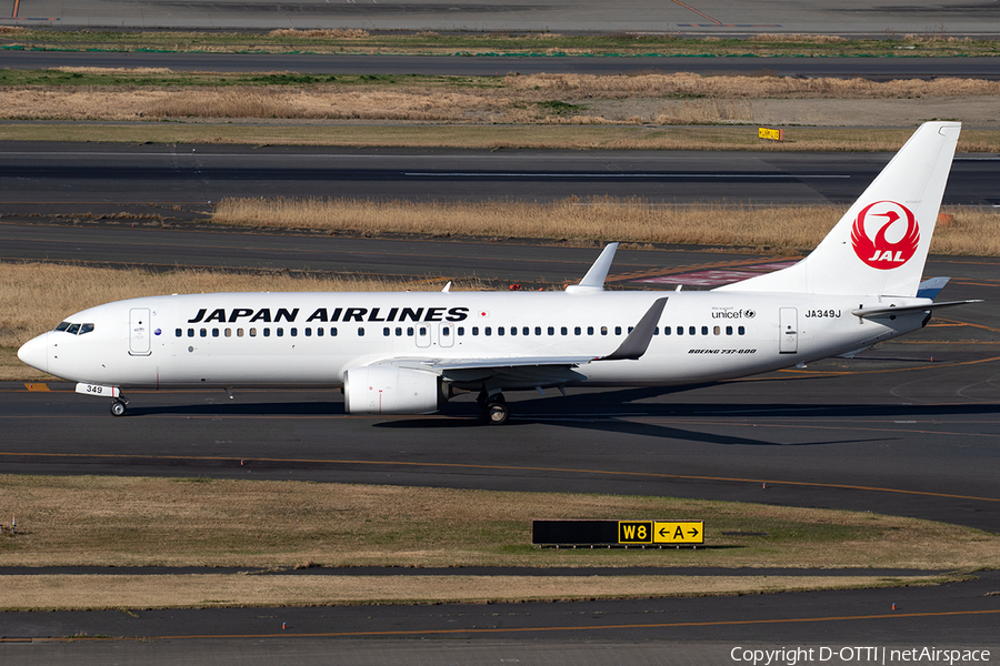 Japan Airlines - JAL Boeing 737-846 (JA349J) | Photo 399775