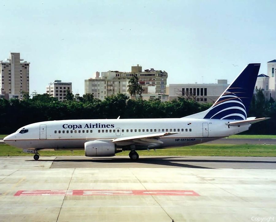 Copa Airlines Boeing 737-7V3 (HP-1375CMP) | Photo 72254