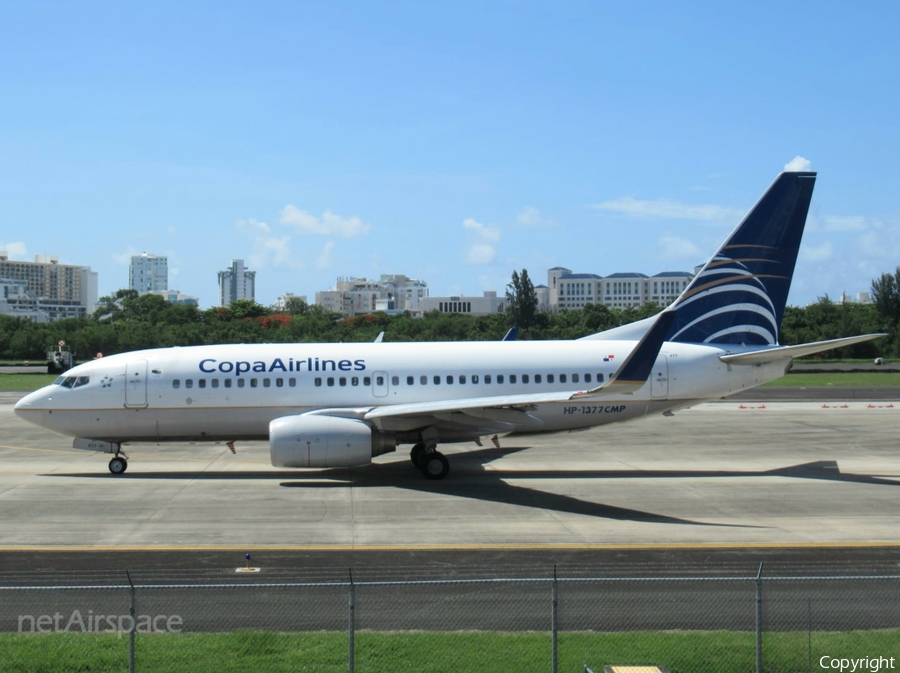 Copa Airlines Boeing 737-7V3 (HP-1377CMP) | Photo 629589