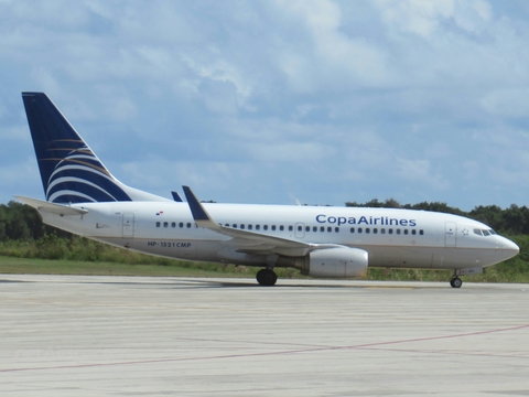 Copa Airlines Boeing 737-7V3 (HP-1521CMP) at  Santo Domingo - Las Americas-JFPG International, Dominican Republic