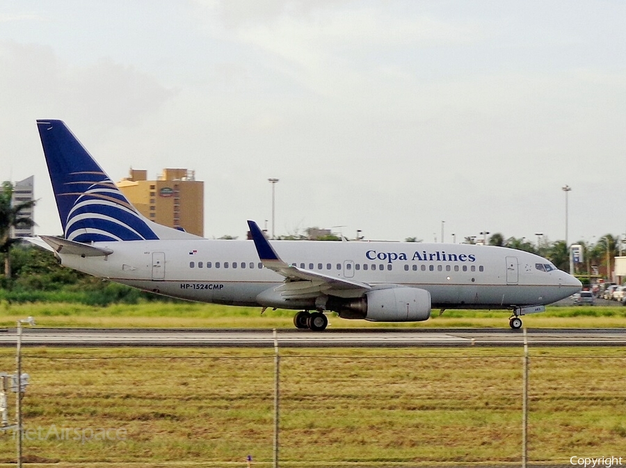 Copa Airlines Boeing 737-7V3 (HP-1524CMP) | Photo 81810