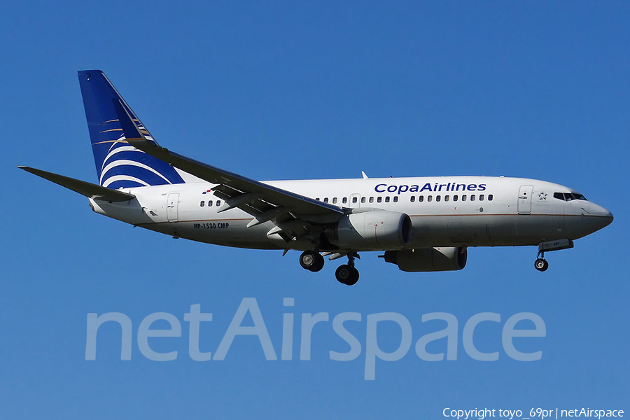 Copa Airlines Boeing 737-7V3 (HP-1530CMP) | Photo 67931