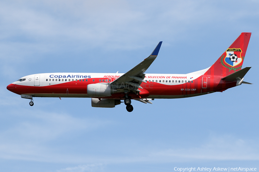 Copa Airlines Boeing 737-8V3 (HP-1534CMP) | Photo 191000