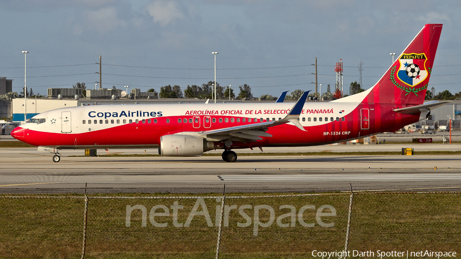 Copa Airlines Boeing 737-8V3 (HP-1534CMP) | Photo 383480