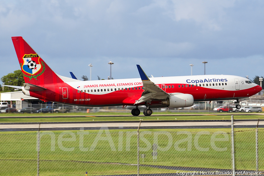 Copa Airlines Boeing 737-8V3 (HP-1534CMP) | Photo 130165