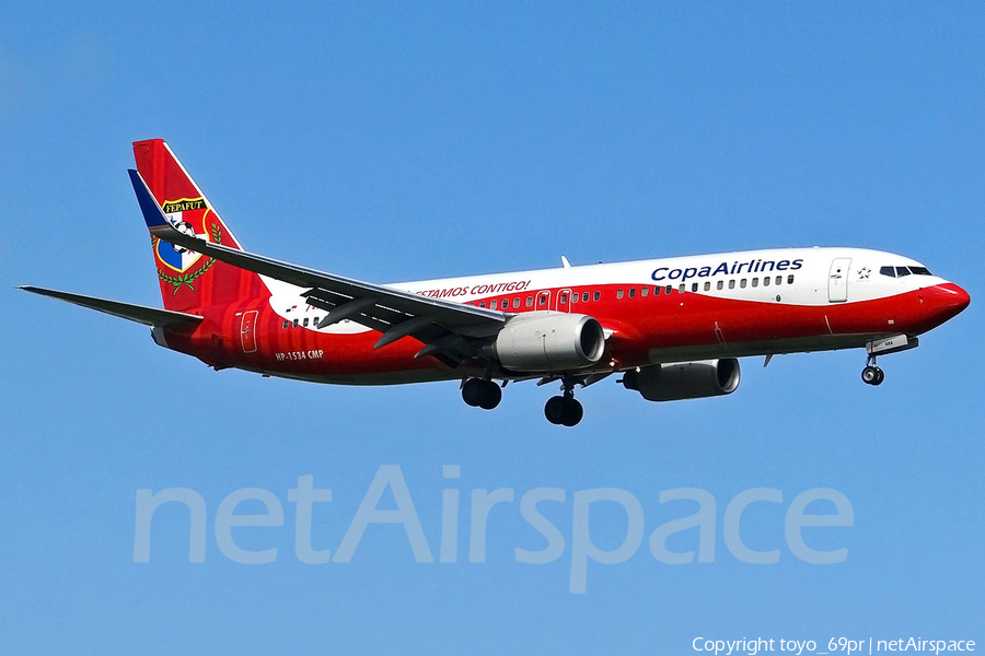 Copa Airlines Boeing 737-8V3 (HP-1534CMP) | Photo 95327