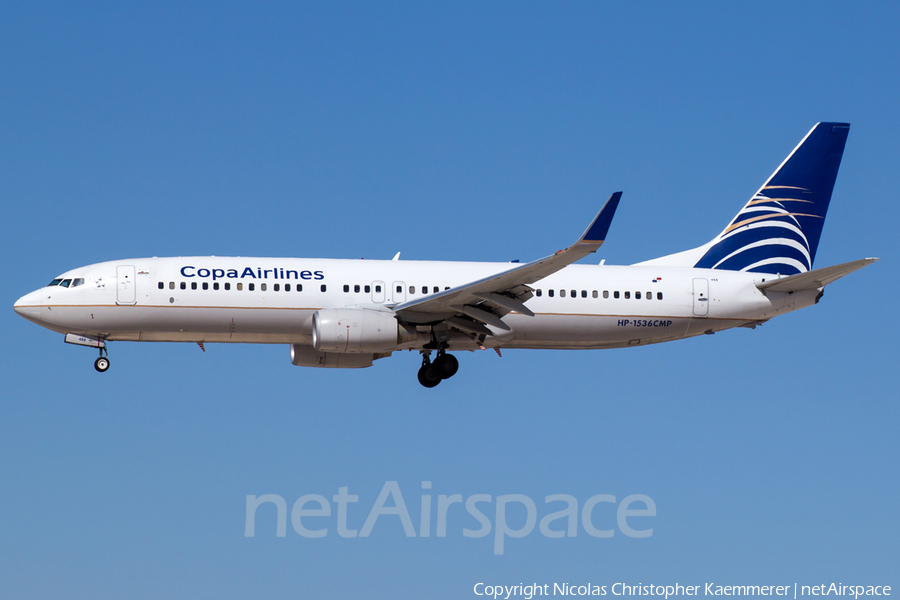 Copa Airlines Boeing 737-8V3 (HP-1536CMP) | Photo 127281