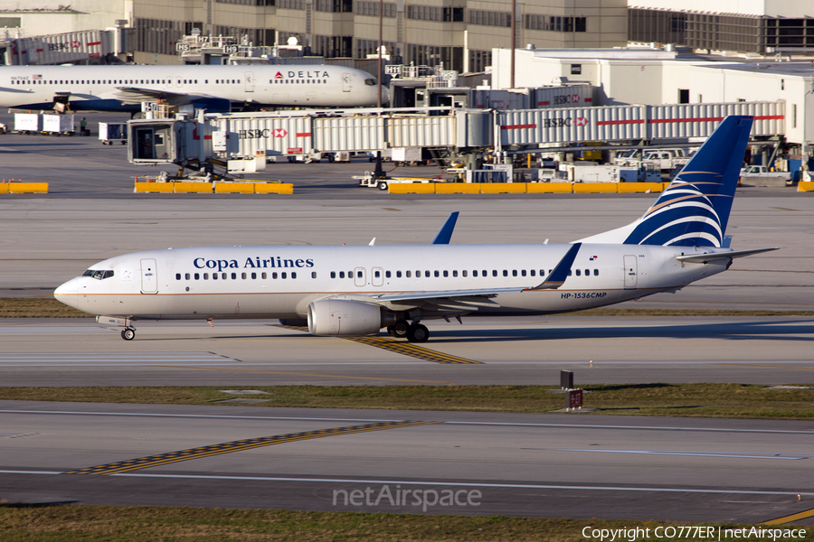 Copa Airlines Boeing 737-8V3 (HP-1536CMP) | Photo 38214