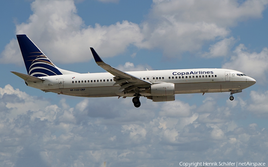 Copa Airlines Boeing 737-8V3 (HP-1537CMP) | Photo 321995