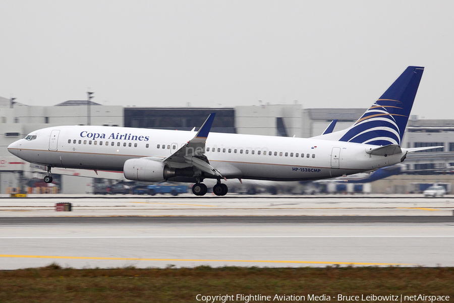 Copa Airlines Boeing 737-8V3 (HP-1538CMP) | Photo 86860