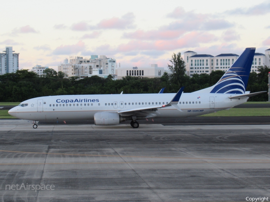 Copa Airlines Boeing 737-8V3 (HP-1539CMP) | Photo 517010