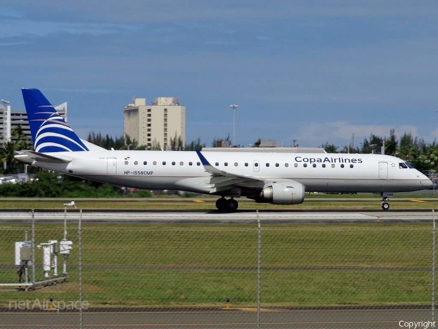 Copa Airlines Embraer ERJ-190AR (ERJ-190-100IGW) (HP-1558CMP) | Photo 95920